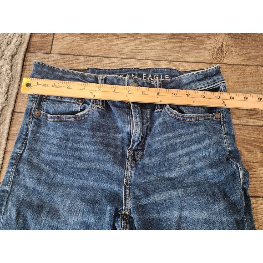 American Eagle Next Level Flex Men Teen Skinny Slim Jeans Sz 30x32 Daek - Picture 8 of 11